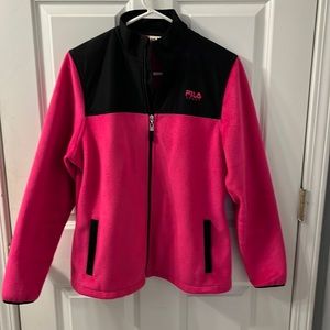 Fila Pink and Black Jacket- Large